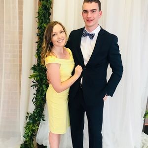 Paper Dolls London Off the Shoulder Yellow Dress